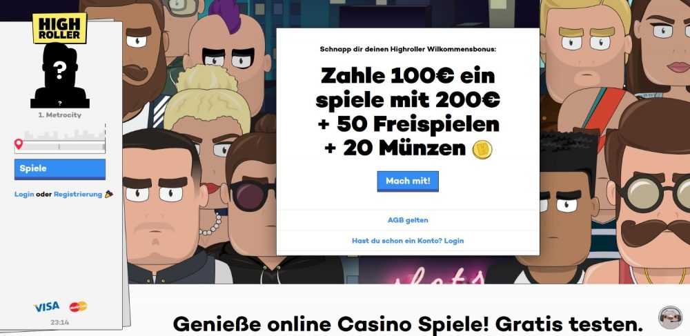 highroller casino bonus