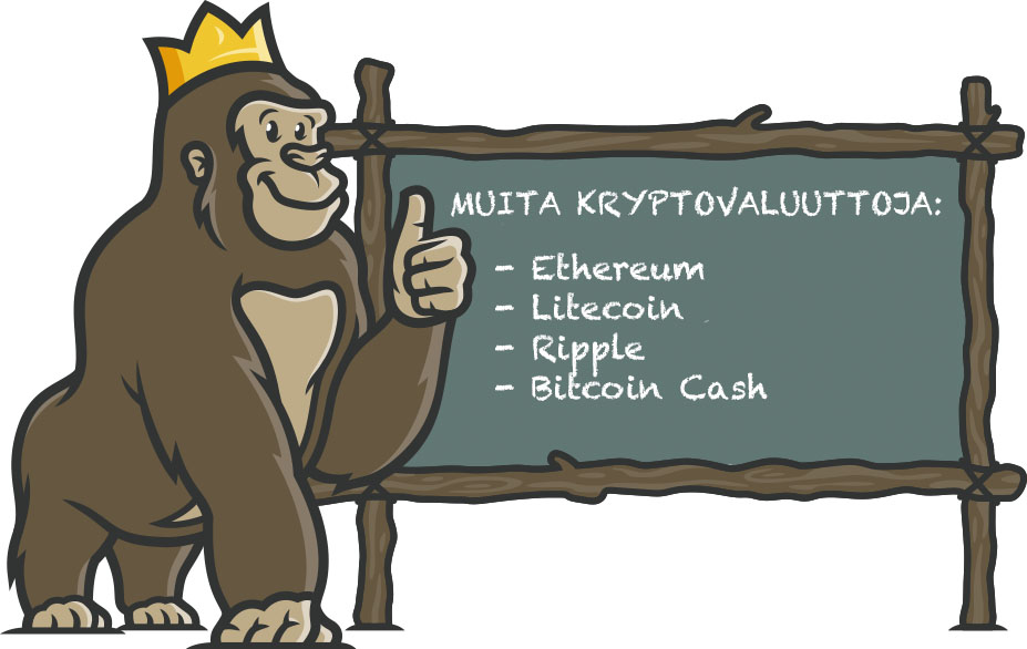 Muut kryptovaluutat nettikasinoilla Bitcoinin lisäksi
