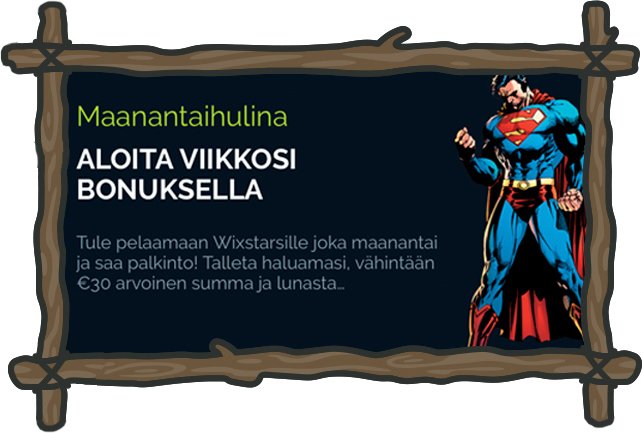 Wixstars kasinon maanantaihulina