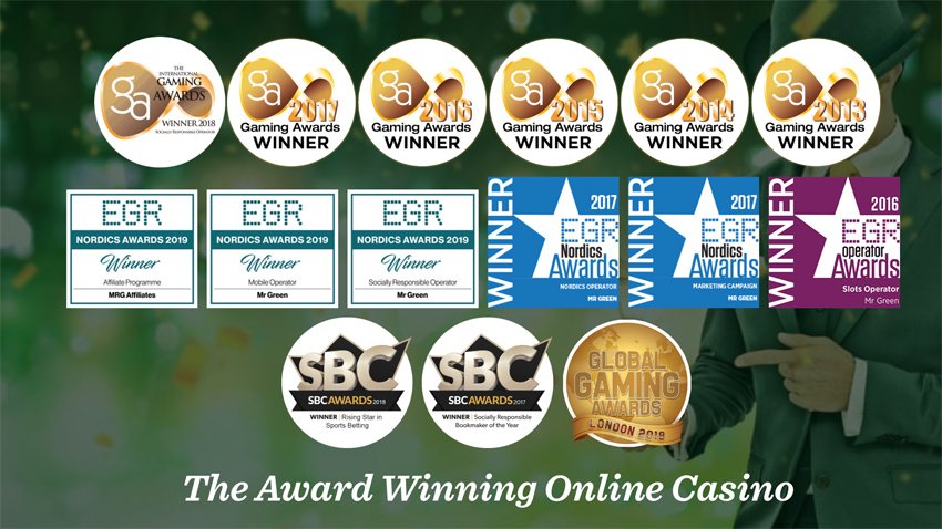 Mr Green Award Winning Casino
