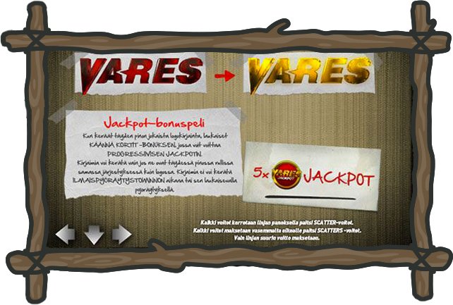Vares kolikkopeli ja progressiivinen jackpot