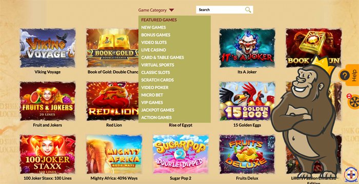 OrientXpress Casino games and categories