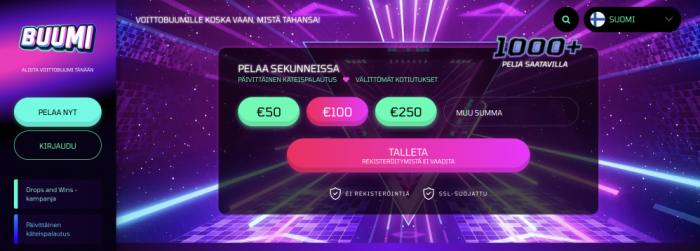 Buumi Casino kampanjat