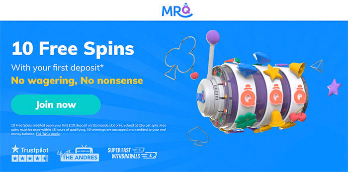 MrQ promotions and bonuses