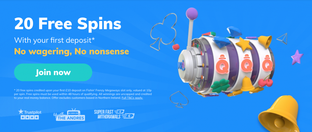 MrQ Casino promo in the UK