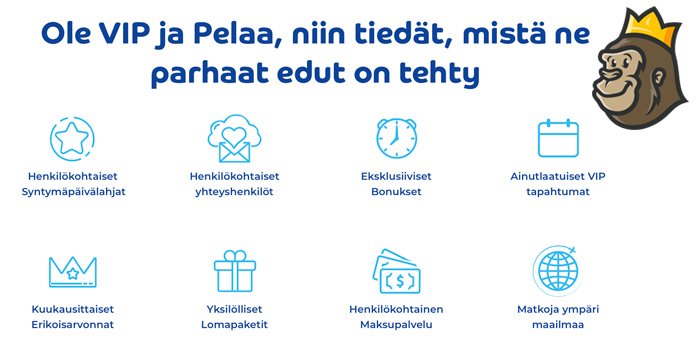 VIP-etuja kasinolla