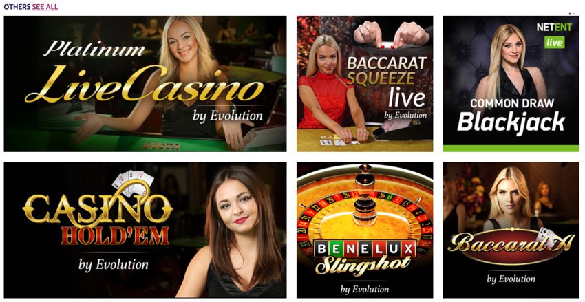 Playojo live casino games