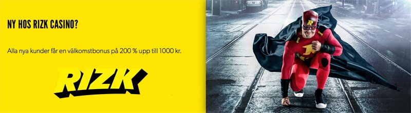 Rizk välkomstbonus februari