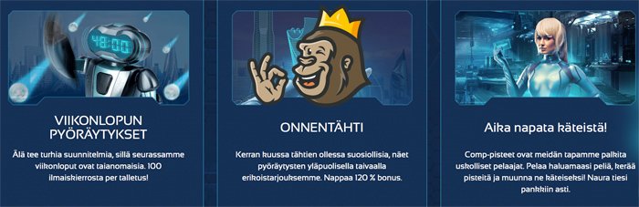 Kasinon kampanjavalikoimaa