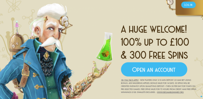 Welcome Bonus at Casino Lab